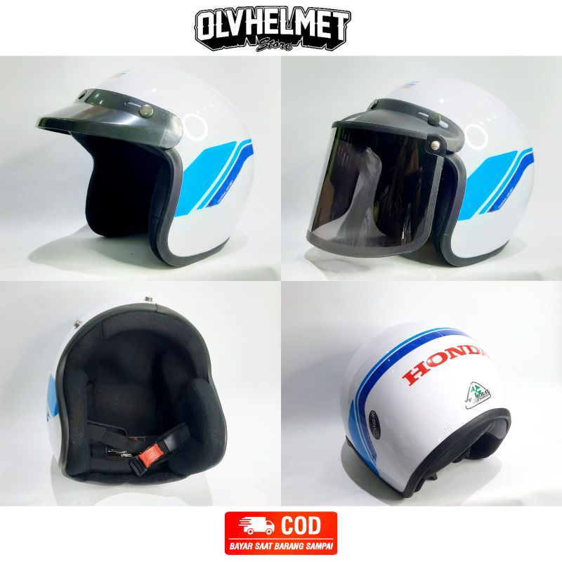 FLASH SALE HELM GL SERIES HELM HONDA GANK HELM JADUL SNI PACKING KARDUS