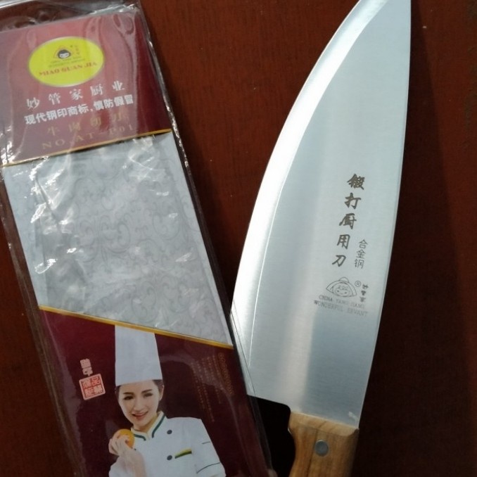 Pisau dapur cina yang jiang golok Cincang Pisau Iris Tanyakan Stock