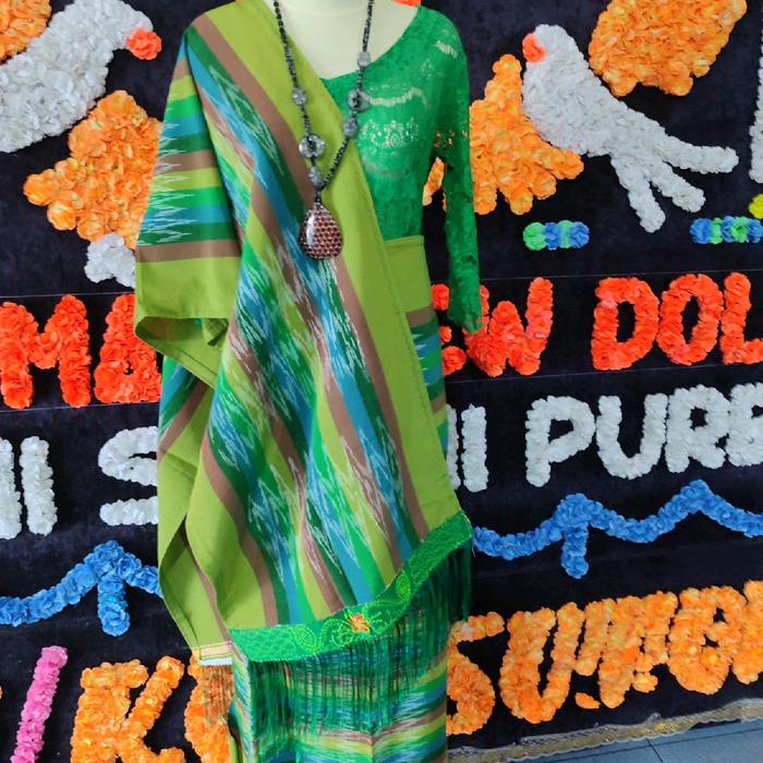 Promo Harungguan Lilit Tenun Siantar, Tinggal Dililitkan Siap Pakai