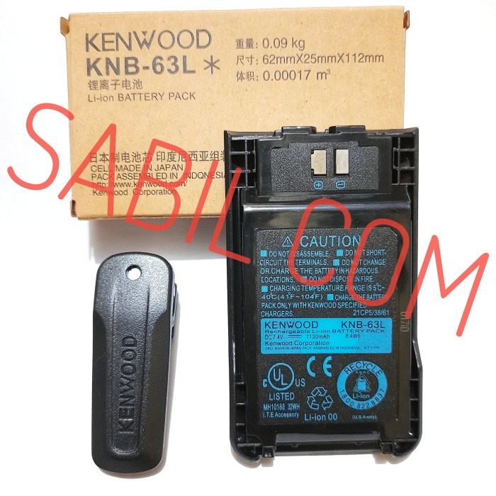 JTTOP" BATERAI HT KENWOOD TH K20 TH K20A BATRE KENWOOD KNB-63L KNB 63L LITIUM