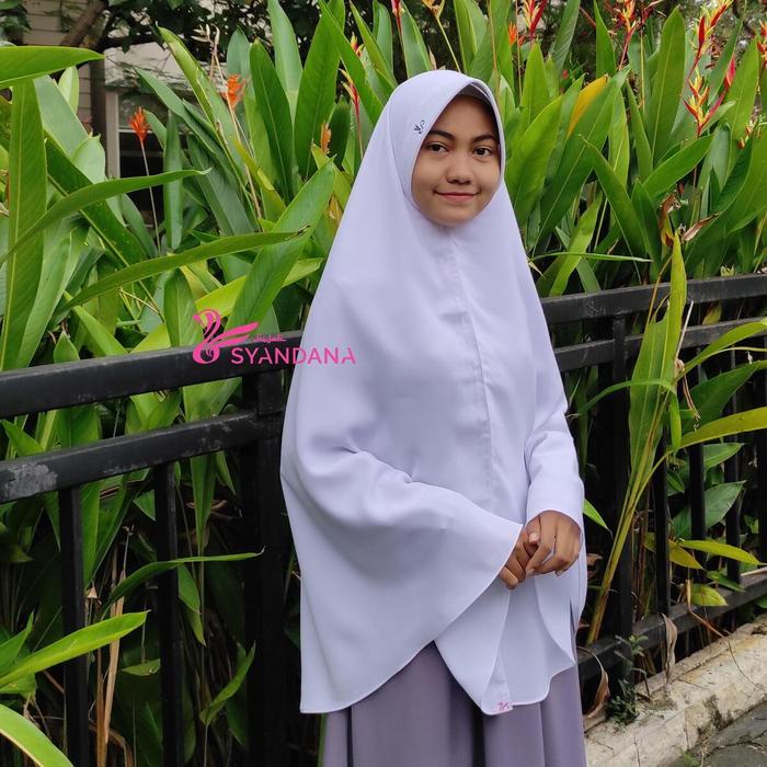 Jilbab Bergo Instan Gosya Putih Syari Wanita Dewasa