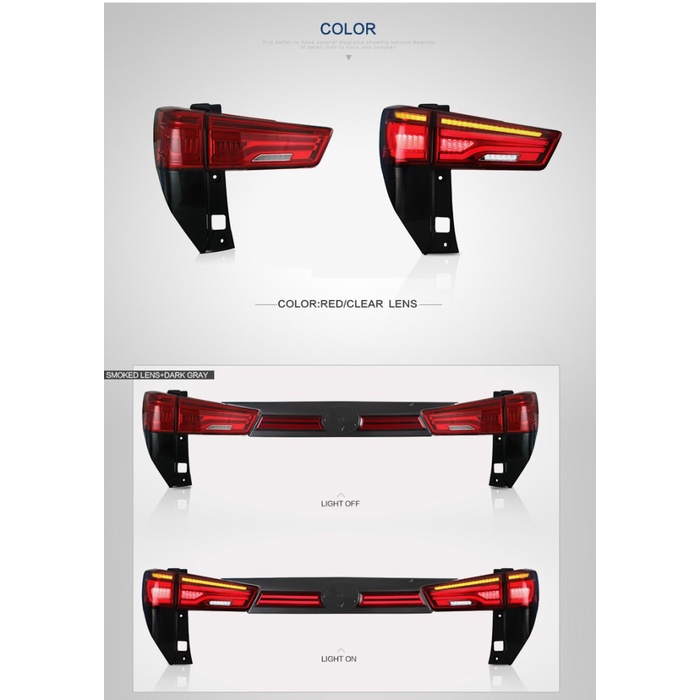 Ready YZ STOP LAMP INNOVA REBORN TAIL LAMP UPGRADE WITH CEREMONY LIGHT