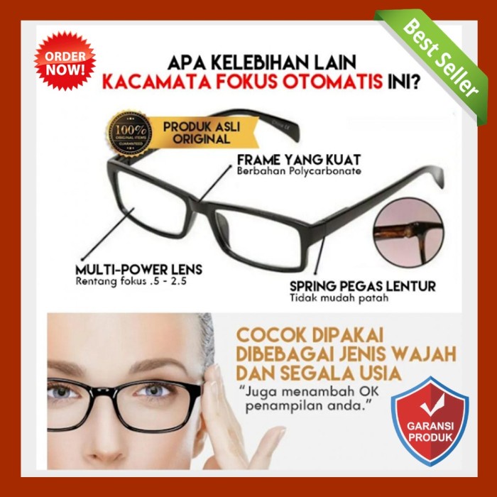 Ready Kacamata One Power Readers Kaca Mata Auto Focus Baca Asli Original