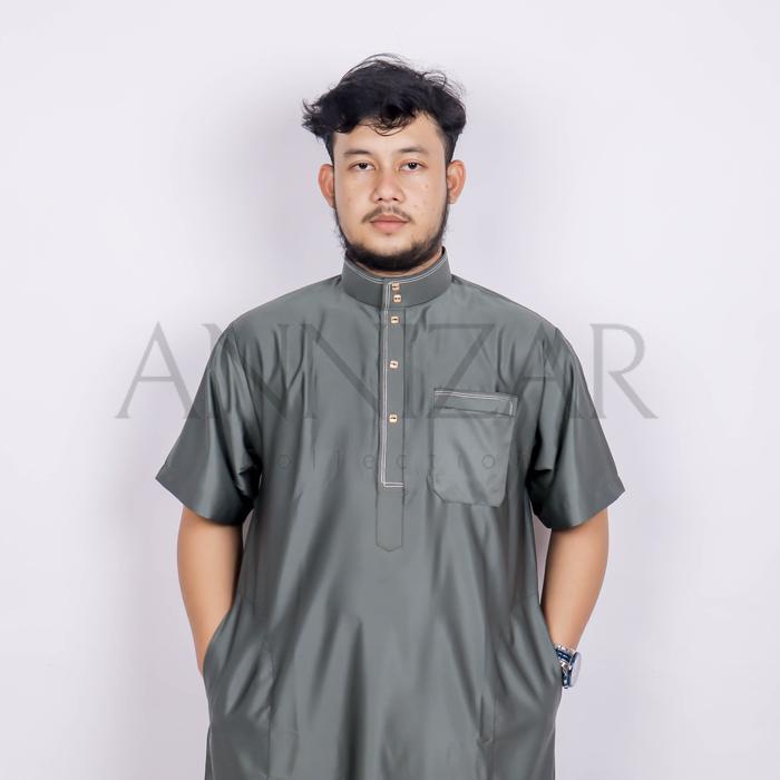 Jubah Gamis Pria Lengan Pendek - Jubah Osman Lengan Pendek