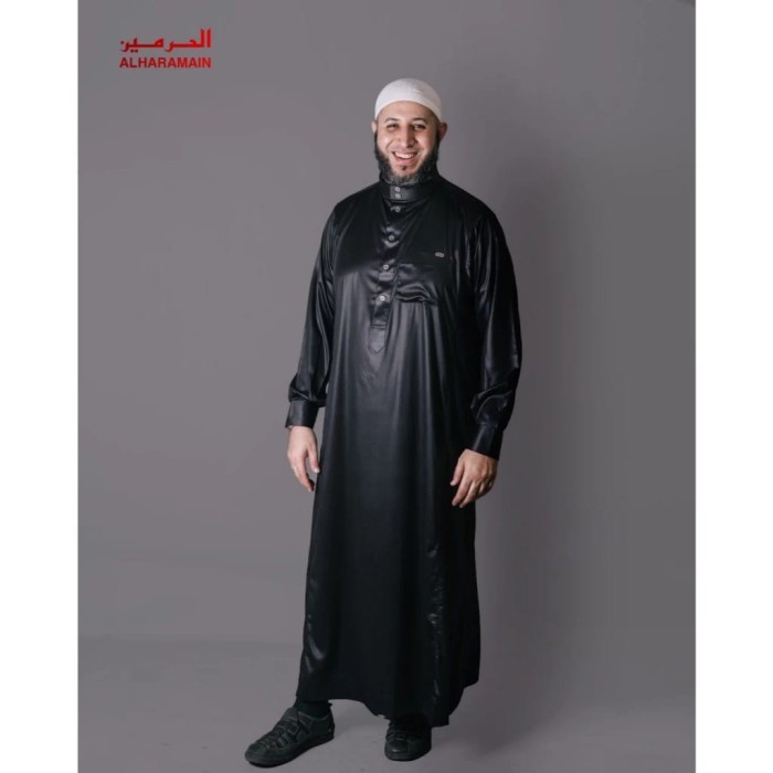 jubah premium al haramain lengan MANSET jubah import original