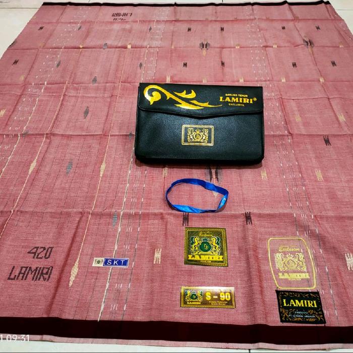 Sarung Lamiri asli tipe SKT bahan mesres benang 420 jahit tengah