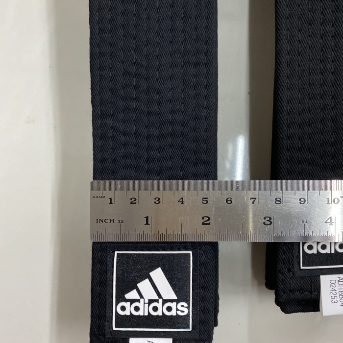 SABUK HITAM TAEKWONDO ADIDAS BLACK BELT
