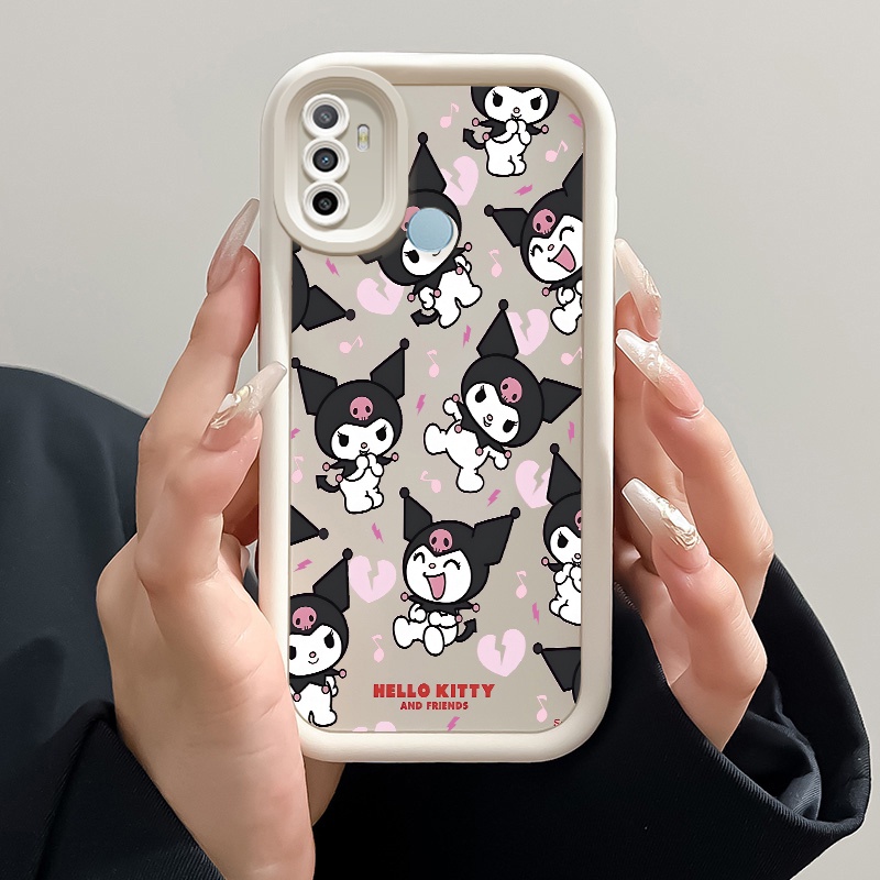 Casing Hp Untuk OPPO A53 2020 A33 2020 A53s A32 A11s Case Softcase Kesing Iblis ungu Cesing silikon 