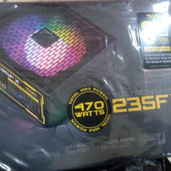 Limited Power Supply / Psu Armageddon Voltron Bronze 235Fx 470 Watt Rgb 80+