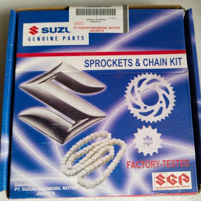 TOP GEAR SET SUZUKI SATRIA FU 150 NEW 2013-2015 ORIGINAL SGP -