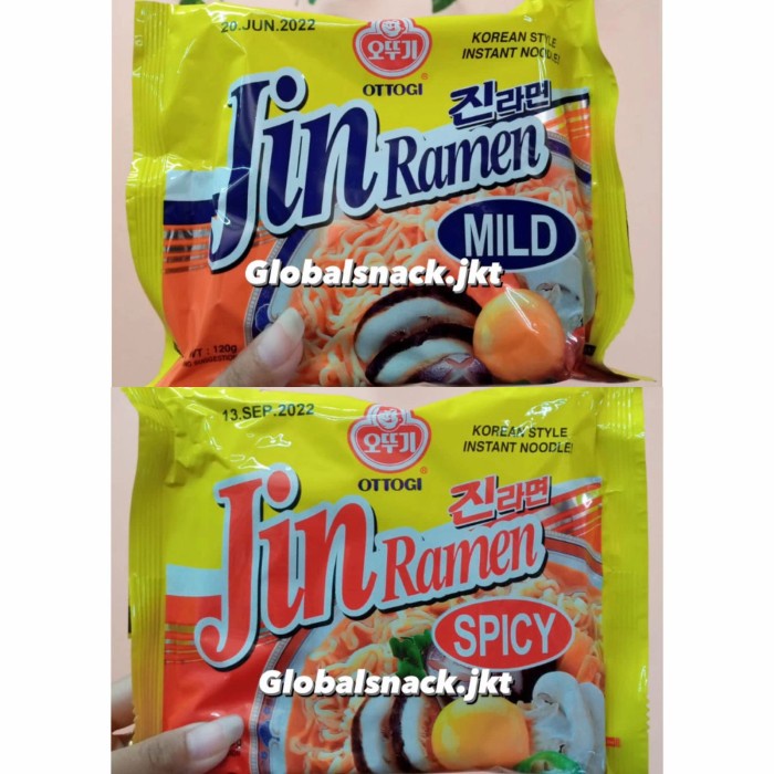 

Promo Terbatas Ottogi Jin Ramen Mild / Spicy 120 Gr Aman