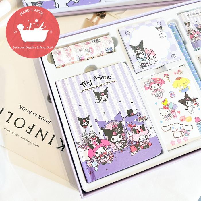 

BARANG TERLARIS Paket jurnal 7 in 1 Kelinci Hitam Paper Stationery