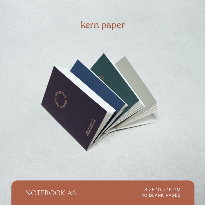 

BARANG TERLARIS Kern Paper Notebook A6 - Short Term Memory Backup Buku Tulis Quotes