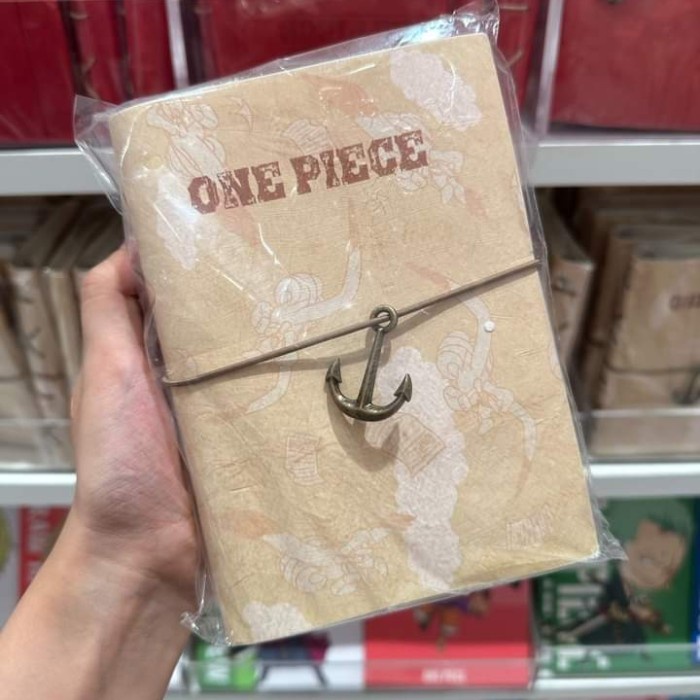 

BARANG TERLARIS Buku Tulis Catatan Wire-bound - Miniso One Piece Classic Collection B6 PU Loose-Leaf