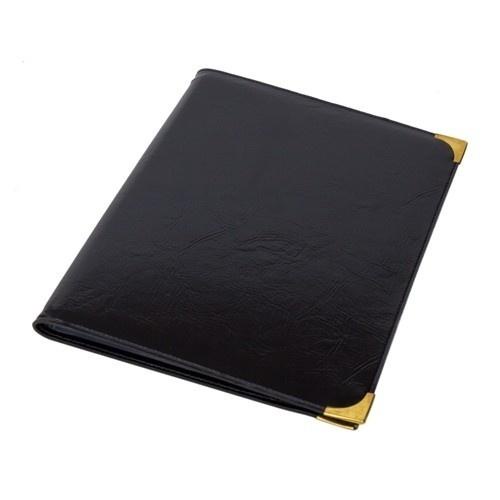 BARANG TERLARIS Buku Menu Cover Kulit Restoran Makanan Bantex A4 Black 7422-10