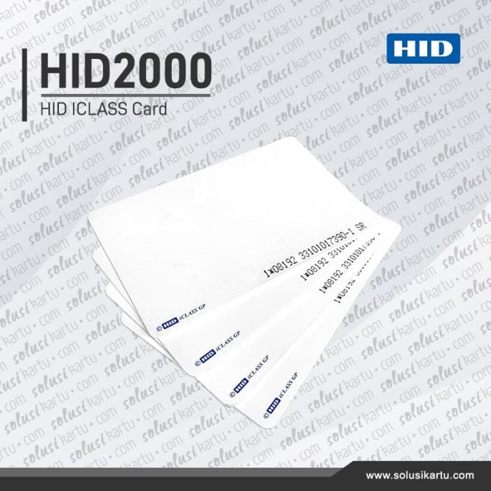 

Ready- HID iClass Card, HID 2000
