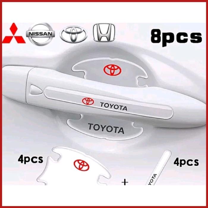 "TOP" STIKER PINTU OUTER HANDLE TRANSPARAN SILICONE UNIVERSAL CAR