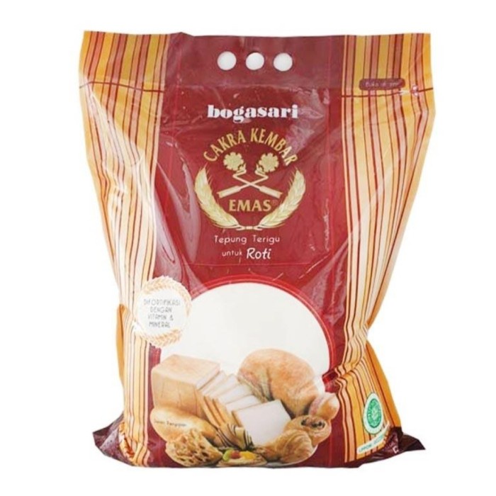 

Produk Viral Tepung Terigu Cakra Kembar Emas Roti 5 Kg Gojek Or Grab Packing Aman