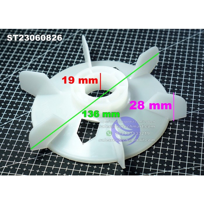 Kipas Dinamo Y100-4.6.8 Y 100 Y100-468 Y100 Fan Blade Motor