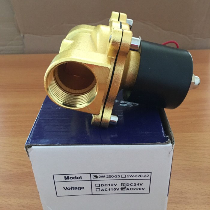 TOP SOLENOID VALVE 2W-250-25 220V 1 INC KRAN WATER DN25 2W 250 25 UW-25 1" -