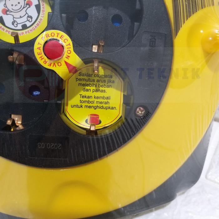 KABEL ROLL KENMASTER 12 METER 4 LUBANG - KABEL ROLL KENMASTER