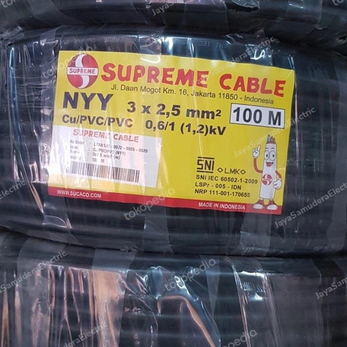 Kabel NYY 3x2.5 Supreme @100m