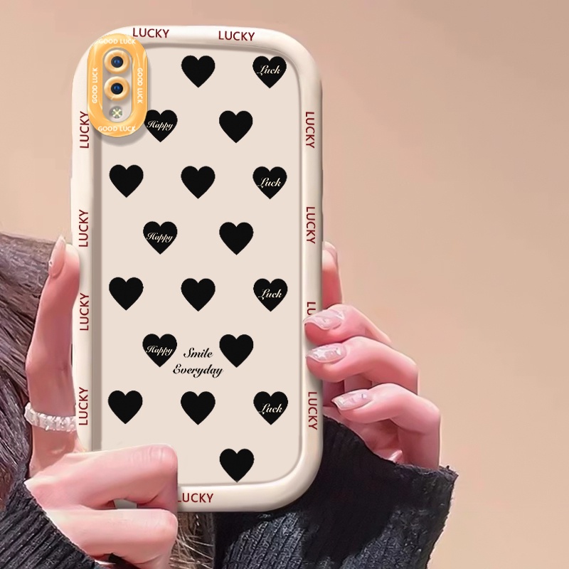 Casing Hp Untuk VIVO Y91 Y91i Y93 Y93s Y95 Y91C Y90 Y1s Case Casing ponsel Love HP Softcase silikon 