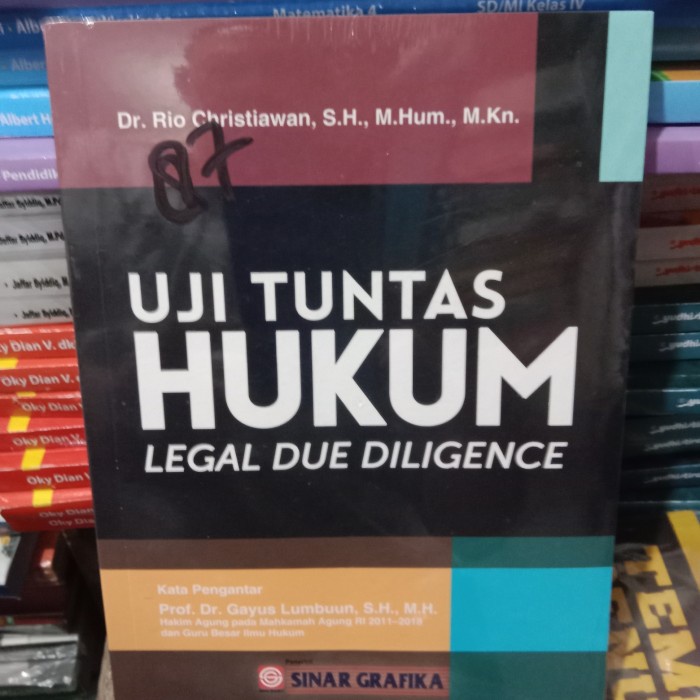 

SALE !!! UJI TUNTAS HUKUM LEGAL DUE DILIGENCE BY RIO CRISTIAWAN ORIGINAL READYY