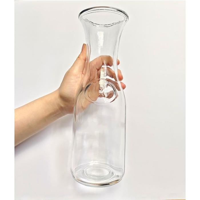 New- Vas Bunga Kaca Bening Tinggi Besar Minimalis Estetik/ Vas Kaca Tabung Bunga Mawar Sedap