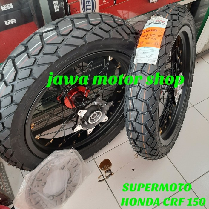 Velg supermoto crf 150 plus ban Corsa cross s platinum velg rossi