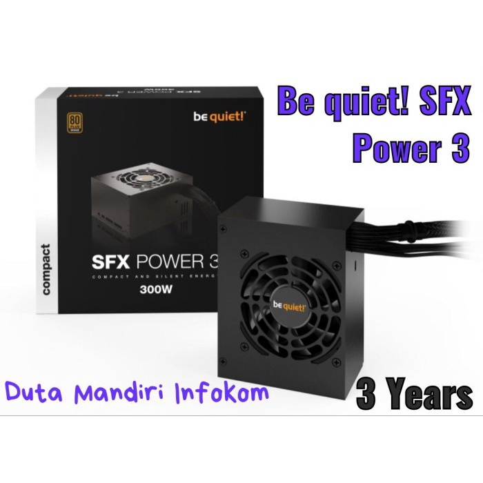 Ready be quiet SFX POWER 3 300W I 450W - 80+ Plus Bronze Certificed PSU