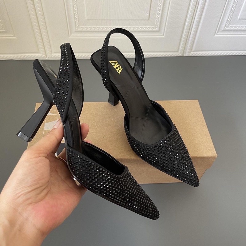 Sepatu Heels Zara Wanita Sepatu Heels Branded Sepatu Heels Wanita Kekinian Sepatu Heels Pesta Sepatu