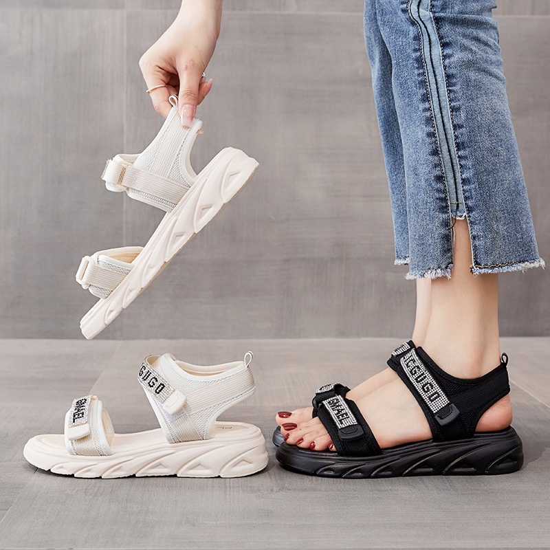 NSC522 Sepatu Sandal Wedges Wanita Import Sandal Strap Wanita Import Sandal Wanita Kekinian