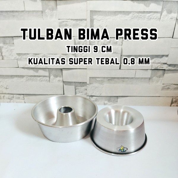 PREMIUM Loyang tulban bima tinggi 9 diameter 20 22 24 cm