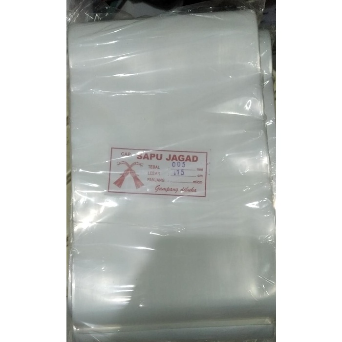 PREMIUM Plastik Bungkus Ikan Plastik Roll PE Tebal 0.5