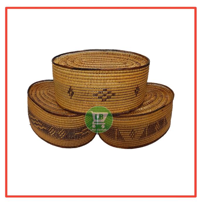 PREMIUM Peci Rotan Gorontalo Songkok Gusdur Kualitas Premium Warna Coklat Spesial Halus