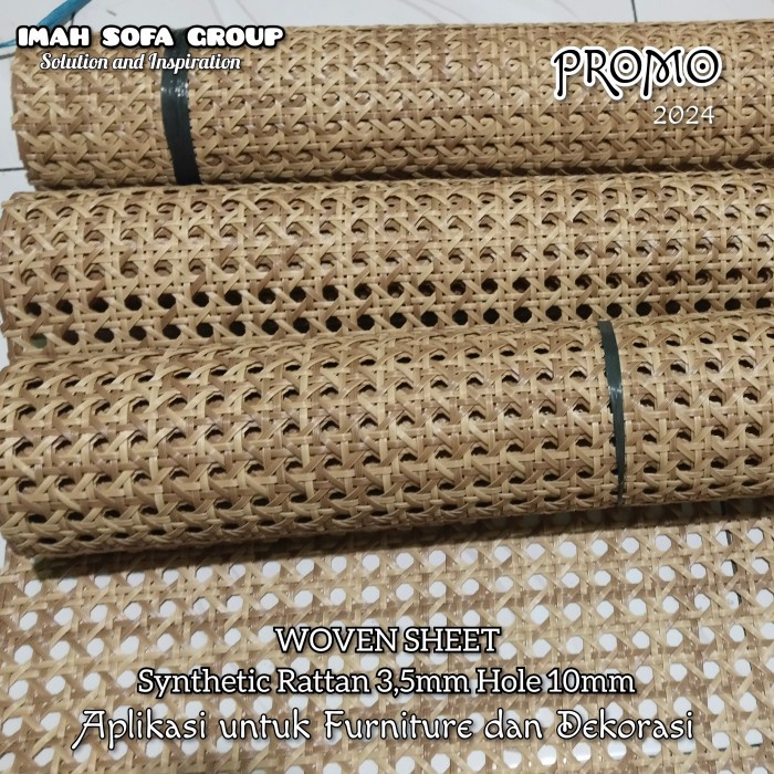 PREMIUM Anyaman Rotan Sintetis Lembaran Promo