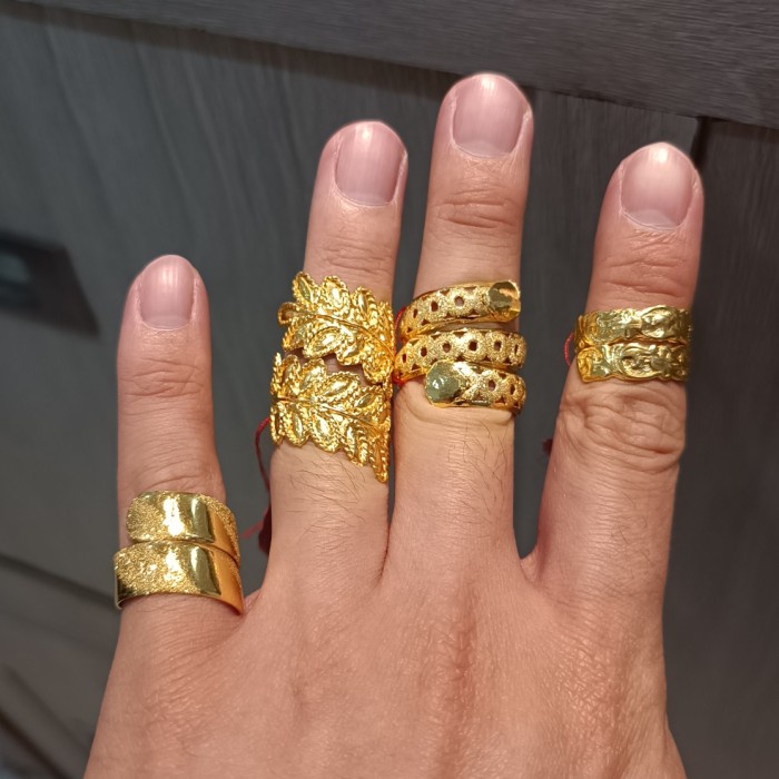 PREMIUM Cincin belah rotan 1 suku