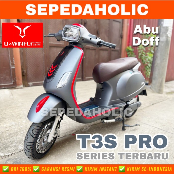 Best seller Sepeda Motor Listrik UWINFLY T3S PRO NEW 1200 Watt Electric E Bike Terlaris