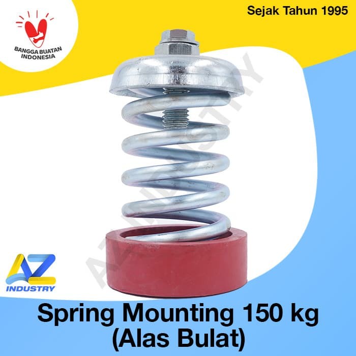 Mantab Jual Per Spring Mounting 150Kg (Alas Merah)