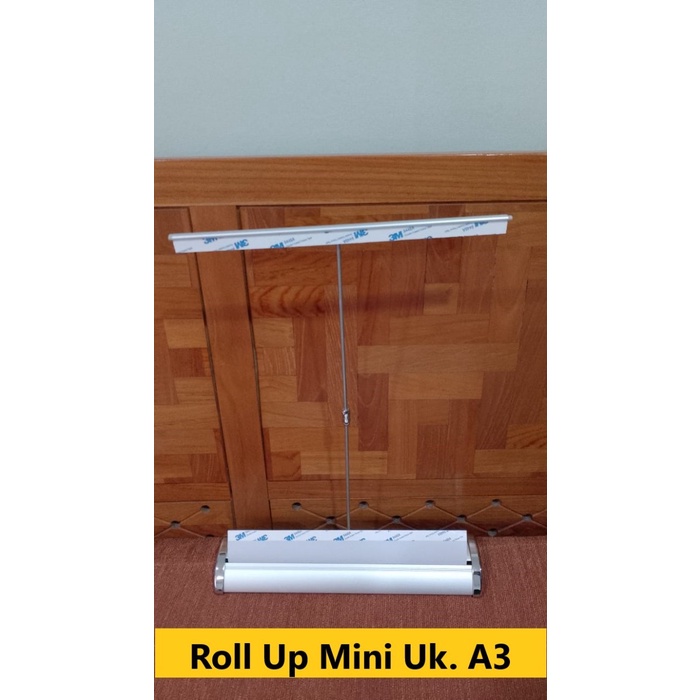 Roll Up Mini Banner Ukuran A3