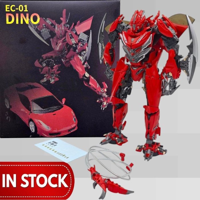 EC-01 Transformers DOTM Dino Mirage MPM - KO Unique Toys R-06 Red Dasher Deformation EC01