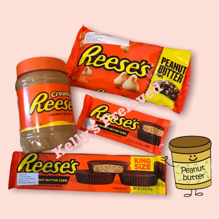 

REESE'S PEANUT BUTTER CUPS REESES COKLAT KACANG REESE MADE IN USA
