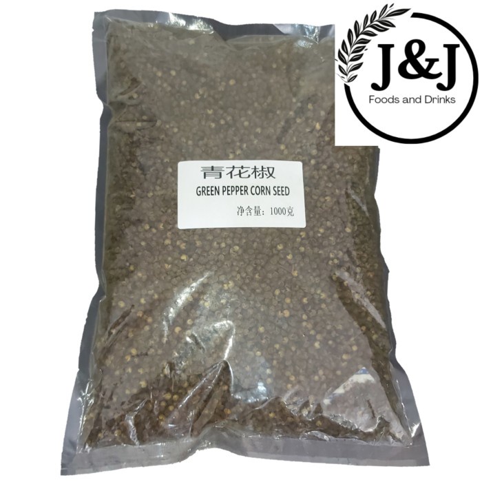 

Green Paper Corn Seed / Biji Mala Hijau 1KG