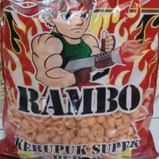 

Kerupuk / krupuk rambo / keong pedas 1 bal