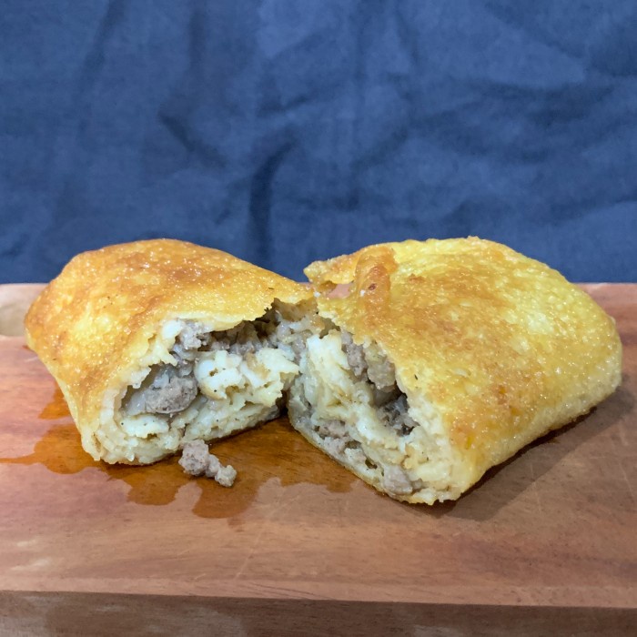 

Blinchiki / Russian Meat Rolled Pancake /