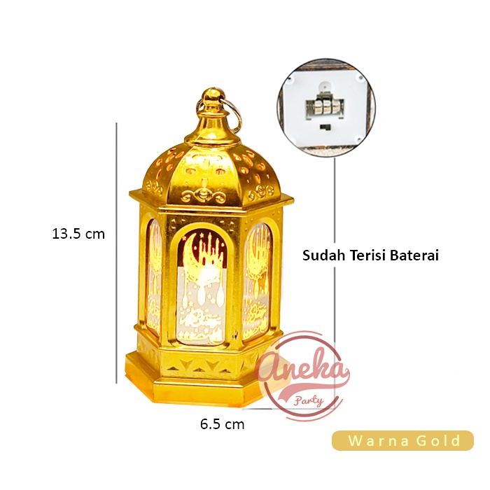 isi 12 Lentera Lilin Lebaran / Lampu Led Lilin elektrik Souvenir Lebaran Gift / lilin lentera