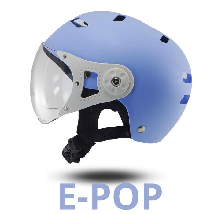 HELM SEPEDA LISTRIK DEWASA WANITA PRIA SOLID OUTDOOR BUSA TERLARIS