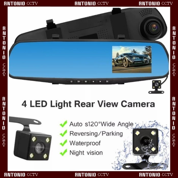 Limited Kamera Cctv Spion Mobil 2Camera Depan Belakang