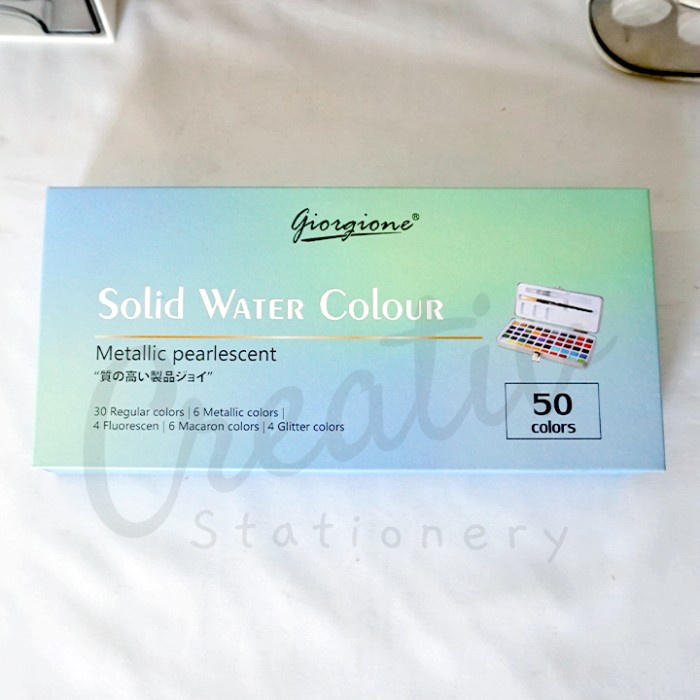 

TERLARIS Giorgione Solid Water Colour Metallic Pearlescent 50 Warna G-ZG50 Cat Air Padat Premium